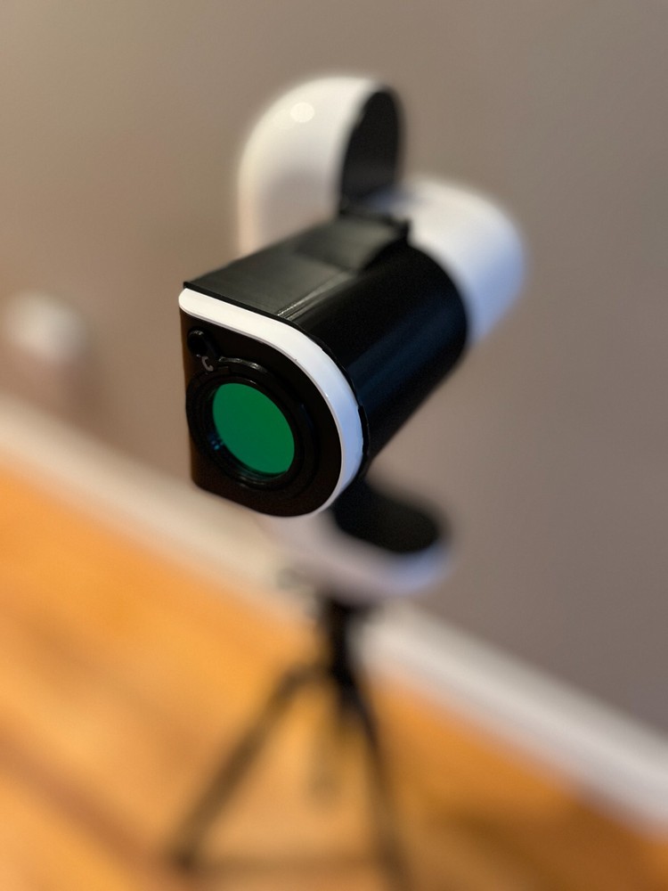 Vaonis Vespera Telescope Handle | With 3D-Printed Filter & Battery Storage Acces