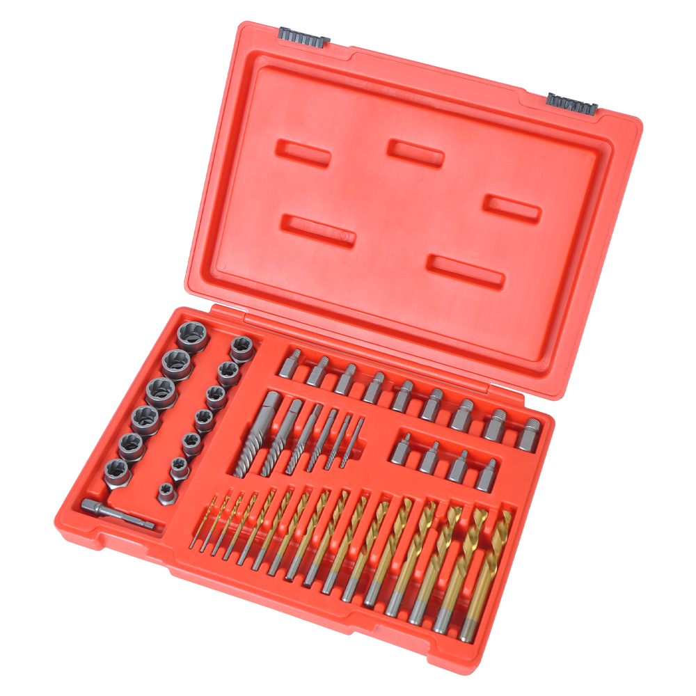 Master Extractor Tool Set, 49pcs Screw/ Bolt /Nut Extraction Set & Drill Bit Set