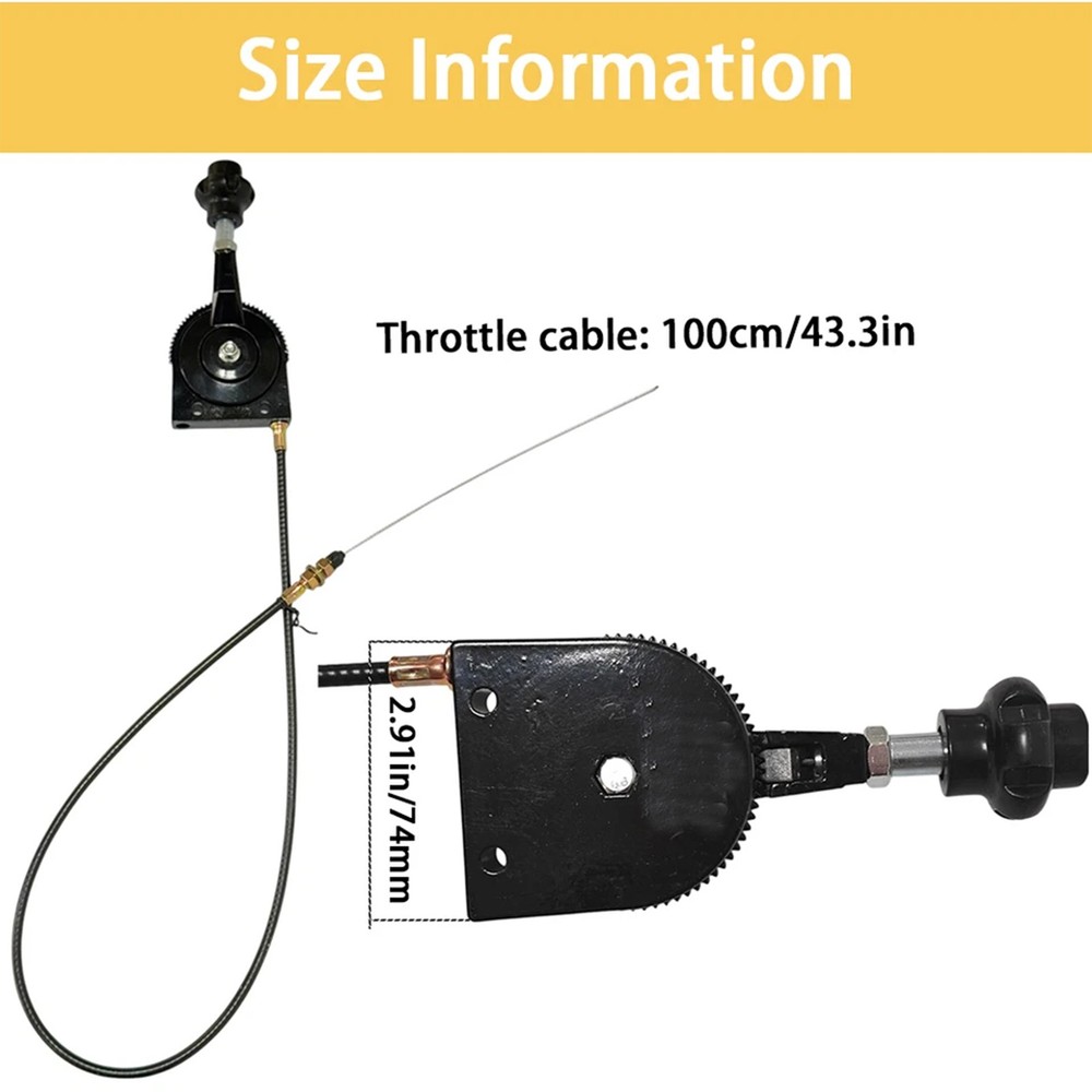 Mini Excavator Manual Bendable Control Throttle Cables Throttle Cable Controller