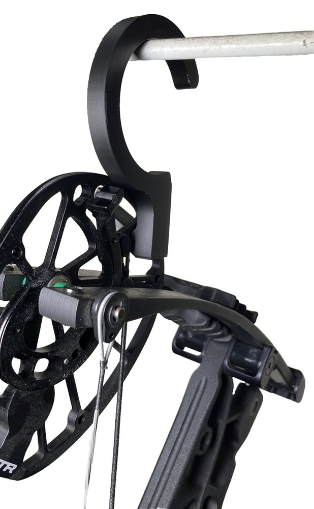 Compound Bow Closet Mount Hangar lefty and righty model available