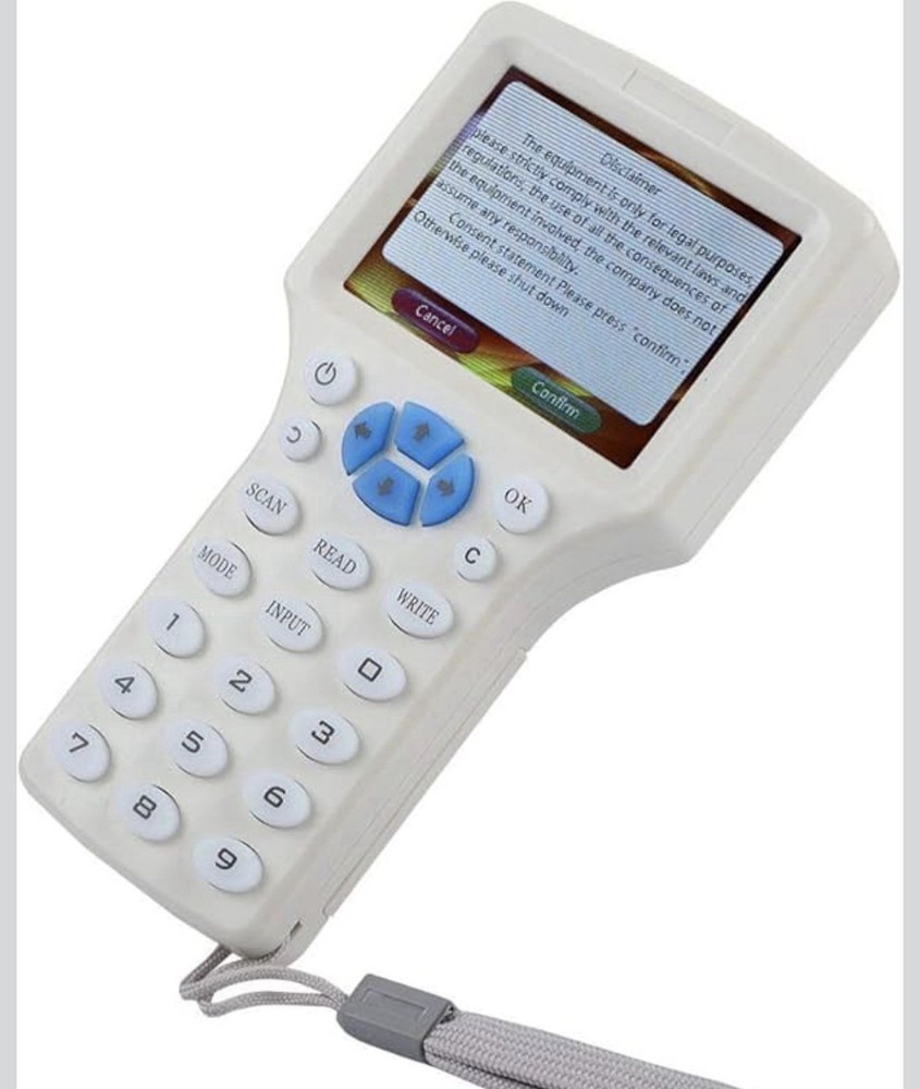 9 Frequency Handheld RFID Copier ID IC Reader Writer Duplicator NFC 125 kHz