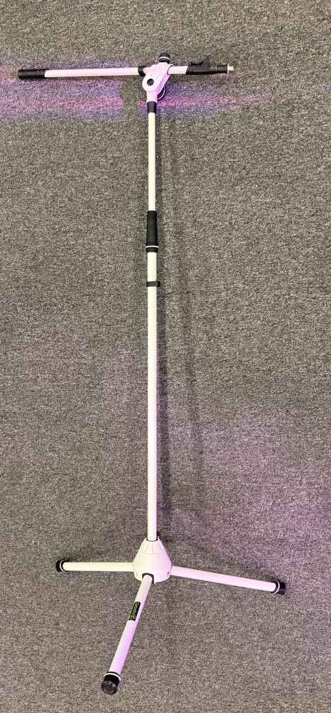 Gravity Adjustable Boom Stand Microphone Stand White MS 4322 W