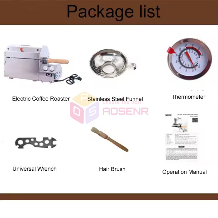 Electrical Heating Coffee Roasting Machine Electric Power Heating Coffee Roaster