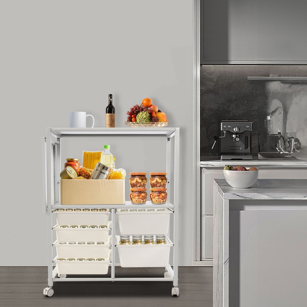 Storage Shelf, 2-Tier Organizer Shelf,  Freestanding Space Saver Storage Shelf