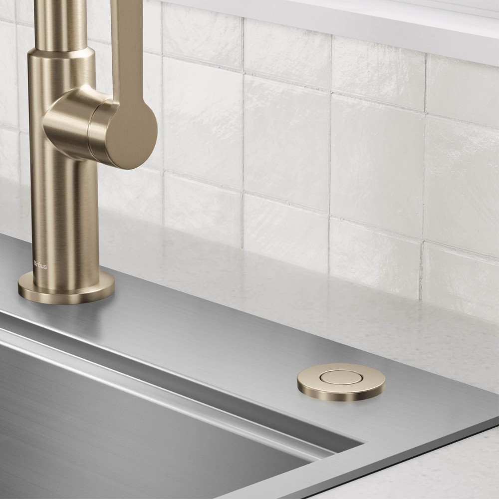 Kraus KWDA-200 Garbage Disposal Air Switch Kit - Stainless Steel