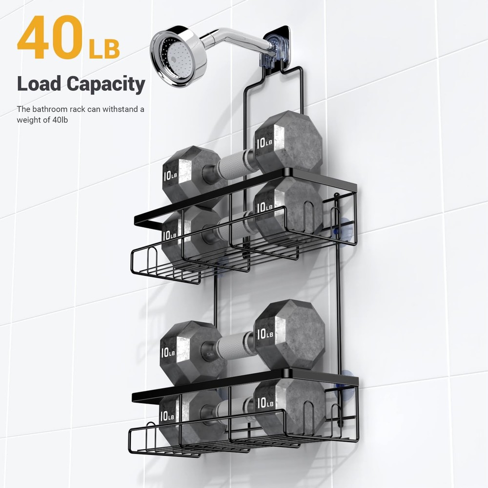 Shower Caddy Hanging Bathroom Organizer: Rustproof Shelf for Inside Shower - ...