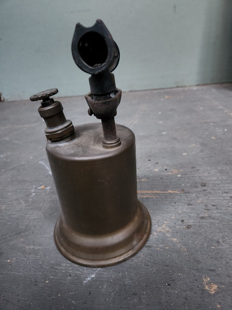 Antique brass blow torch