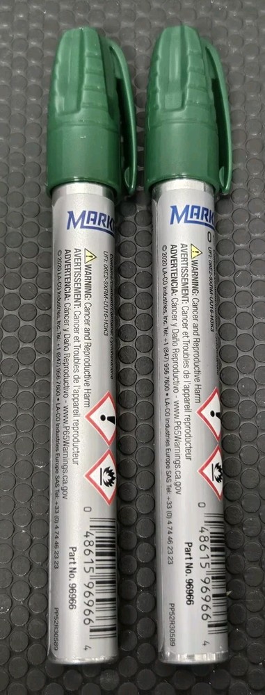 2 Markal Paint Riter Green Oily Surface Paint Makers Plus Series