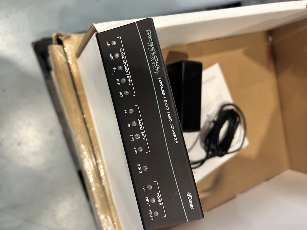 DirectOut Technologies EXBOX.MD Dante/MADI Converter