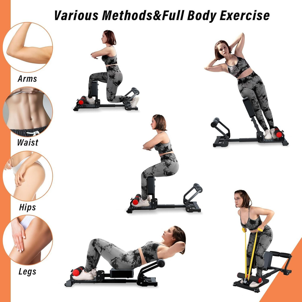 Squat Machine, Sissy Squat Machine Home for Deep Sissy Squats, Ab Workout Equipm