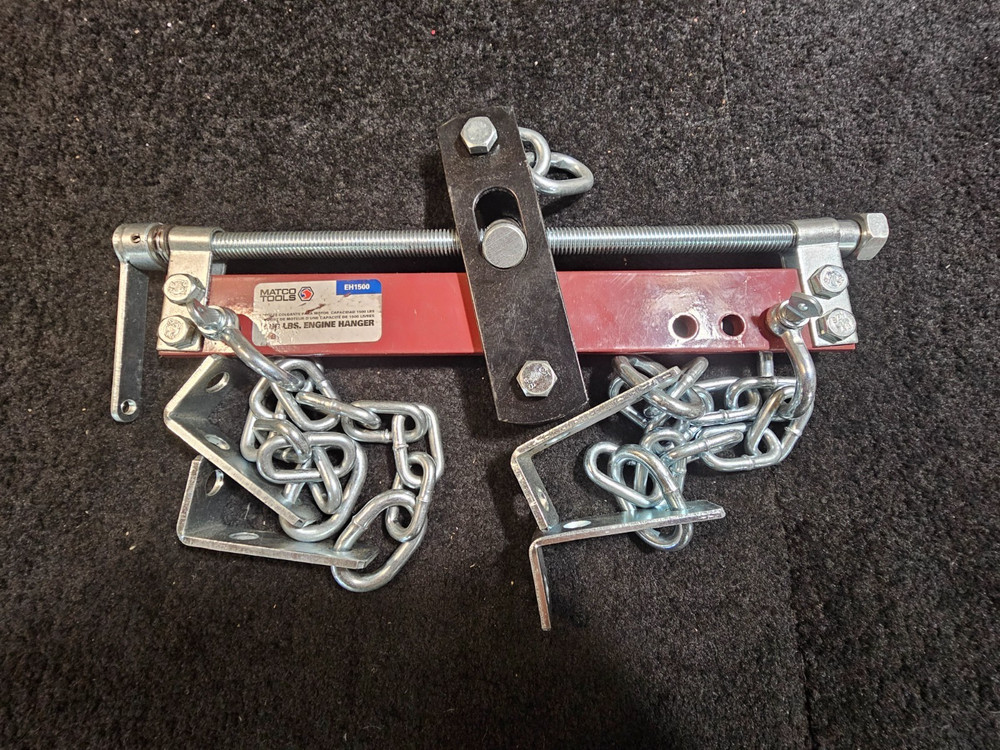 Matco Tools EH1500 1500Lbs 18"L Engine Hanger, Burgundy