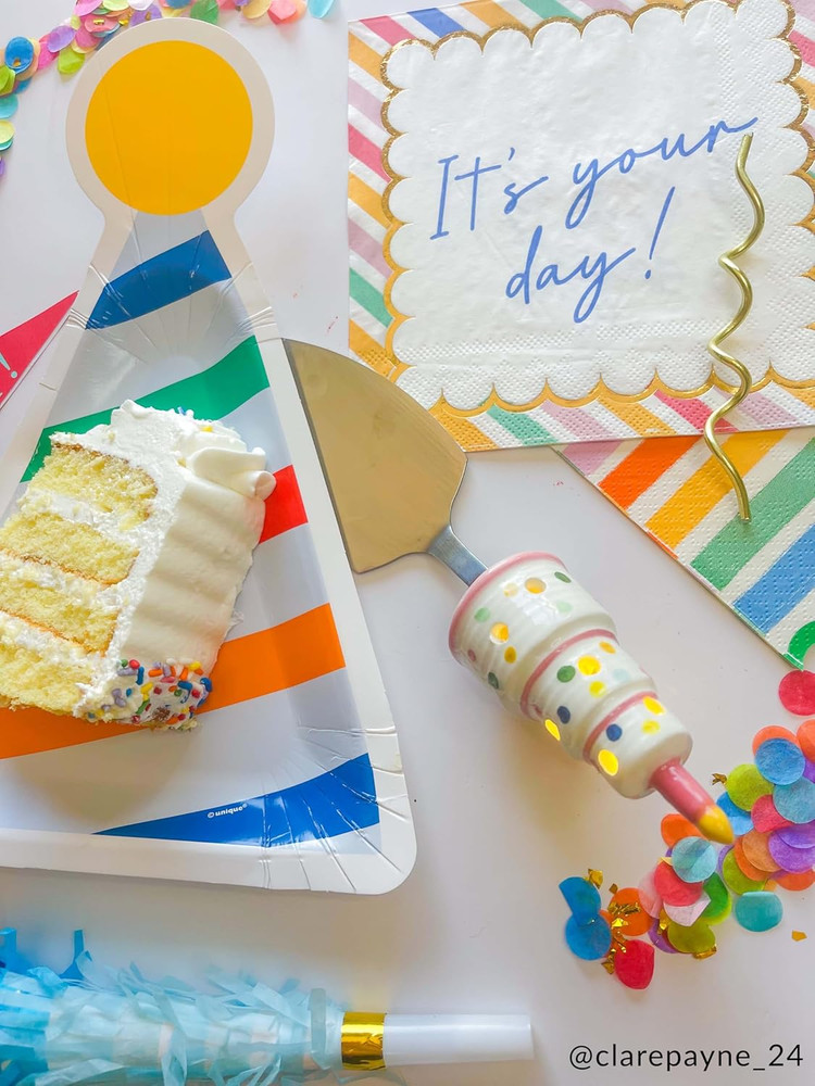 10" Musical Led Cake Server, Multi