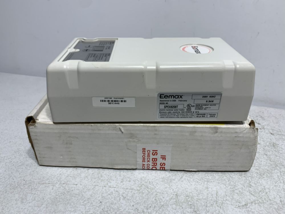 Eemax SPEX8208T Water Heater 8.3kW 208V
