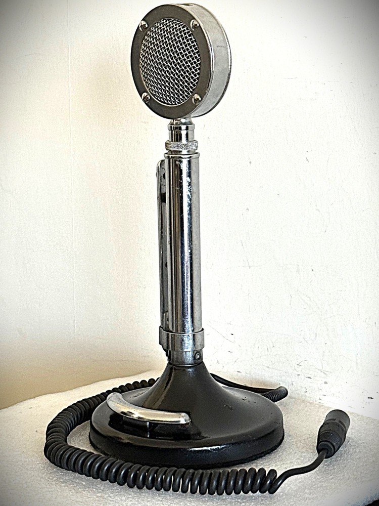 Vintage 1970's Astatic D-104 Dynamic Microphone-modified, working great (d7)