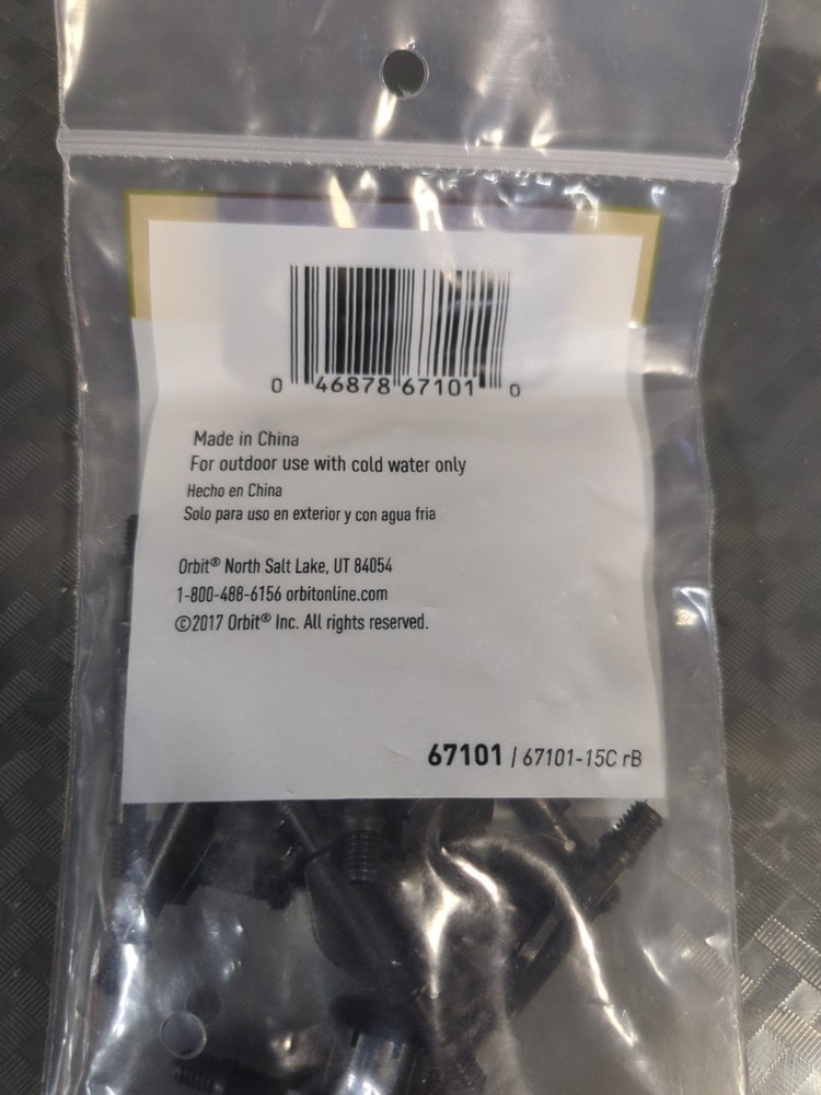 Orbit 67101 Multi-Stream Inline Dripper/Emitter Spray 3 ft. Radius 20 Pcs #62