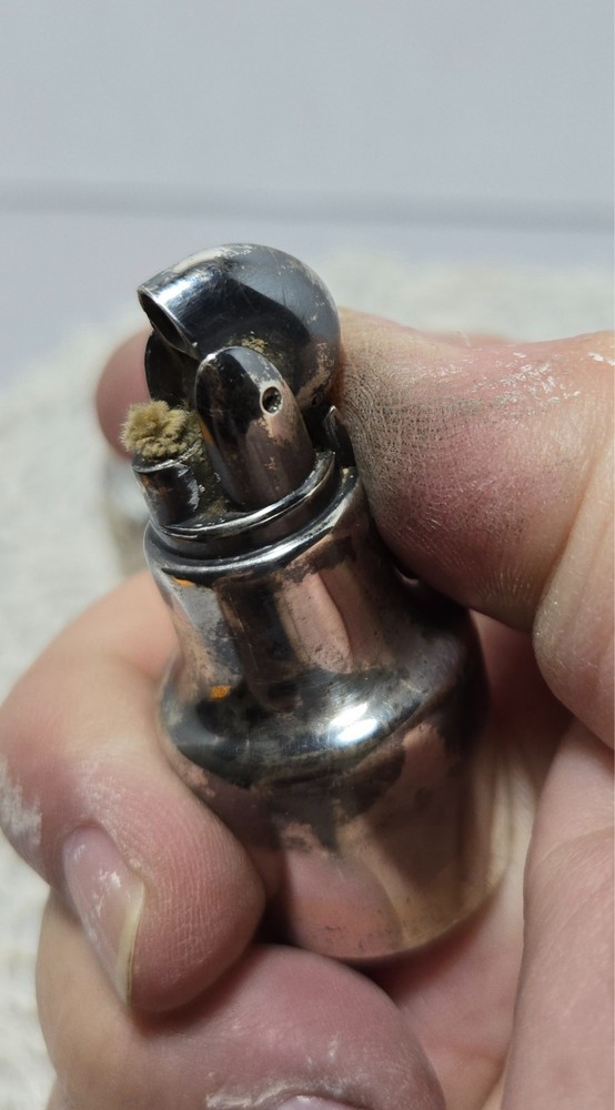 Ronson Gloria Silver Plated Table Lighter (C5 OCC)