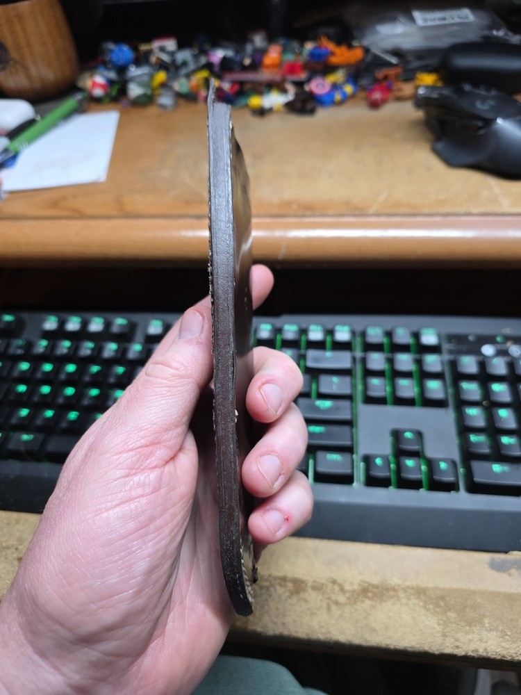 Brown LEATHER Fixed Blade Knife SHEATH Belt Loop Sheath is 9" Long