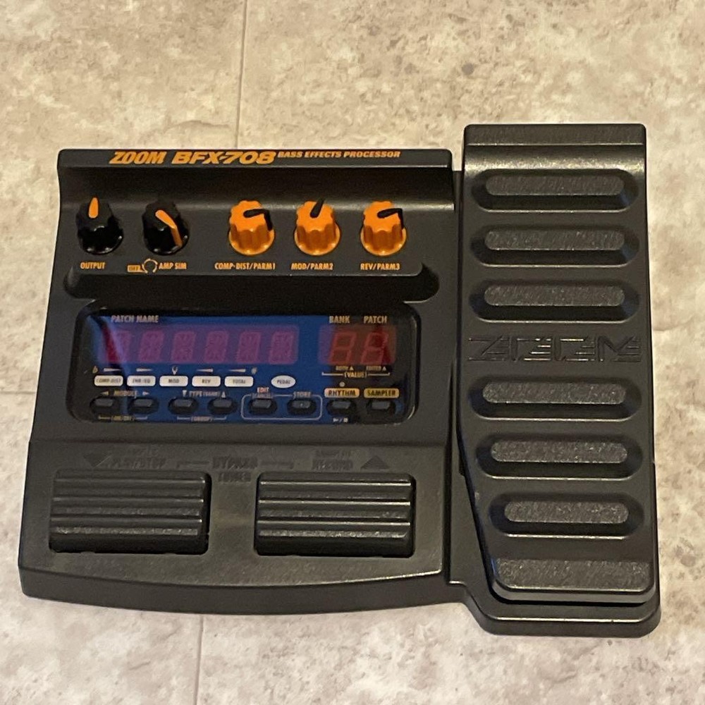 [Simple operation check⭕️] ZOOM bass multi-effector BFX-708