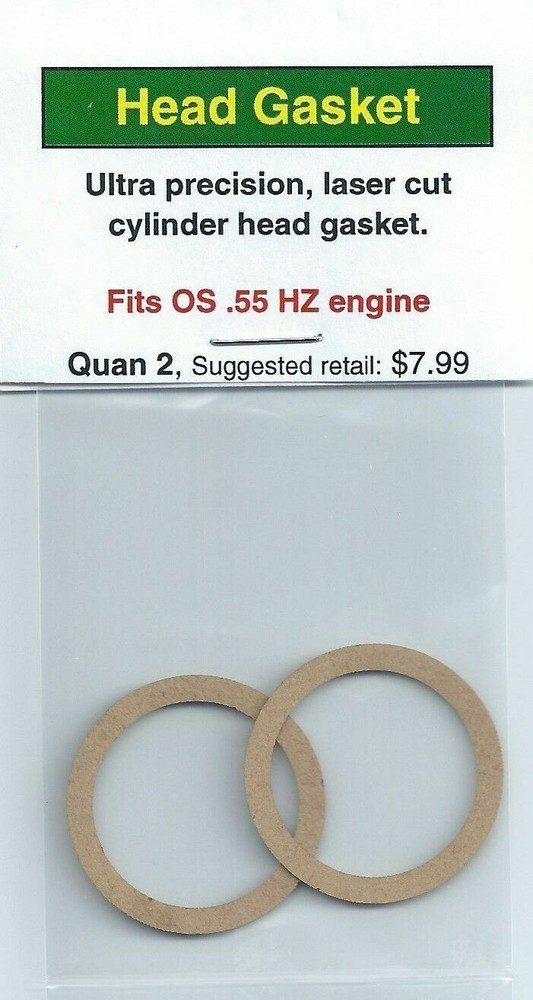 OS .55 HZ Cylinder Head Gasket 2 Pack NIP