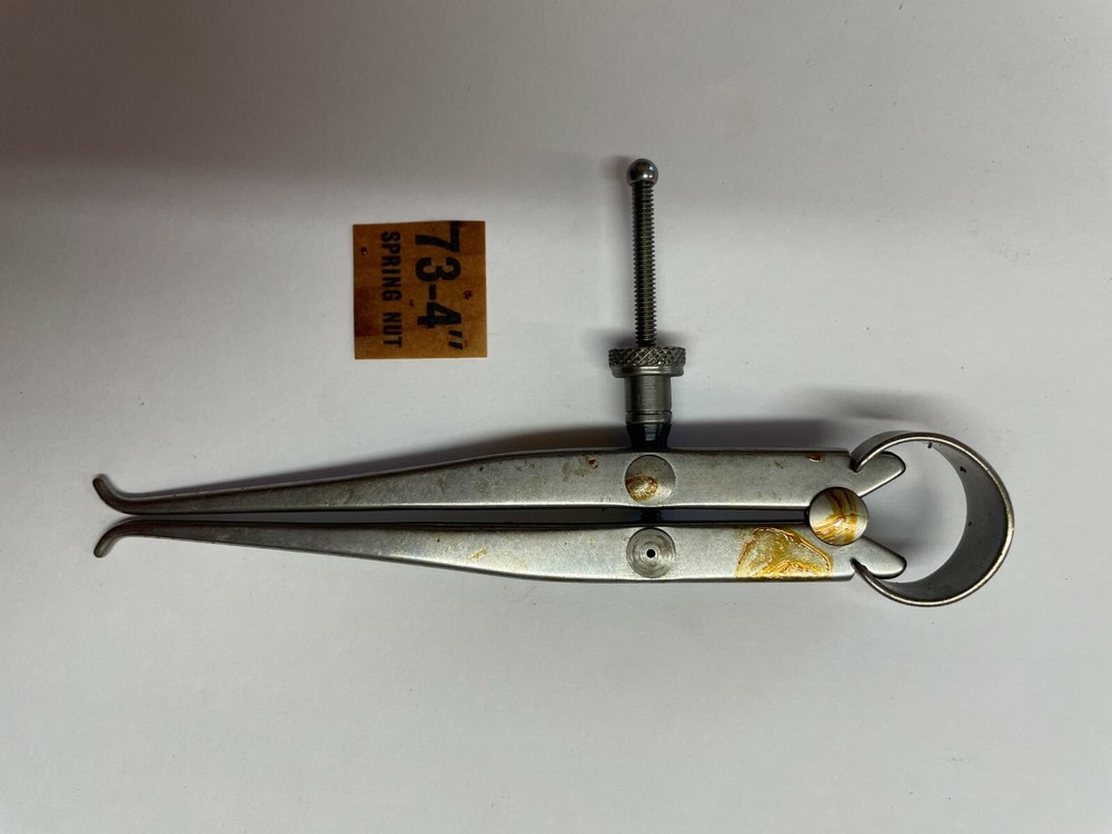 Starrett 4" Inside Spring Caliper, 73-4, Brand New, 2 available