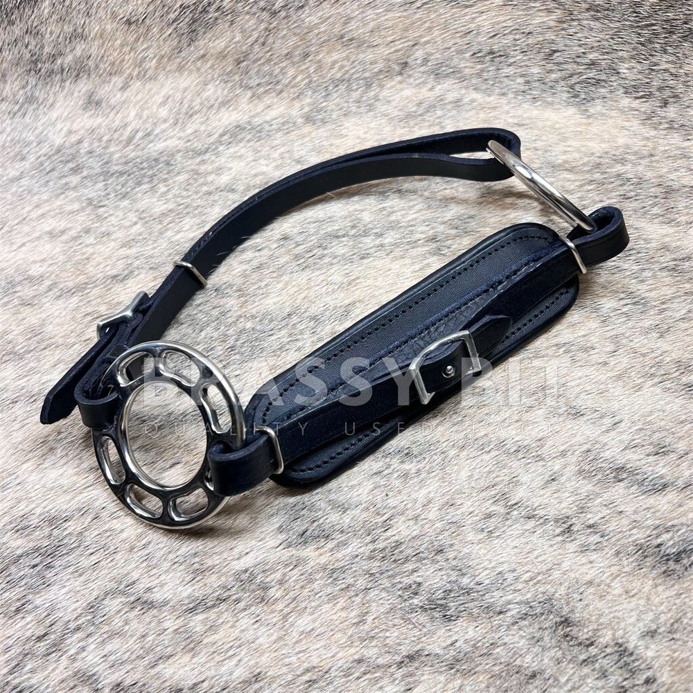 Padded Leather Cartwheel Hackamore