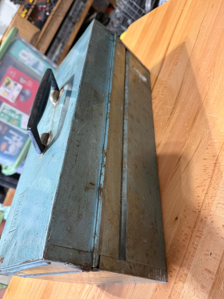 Vintage Sears Metal Tool Box (#130)
