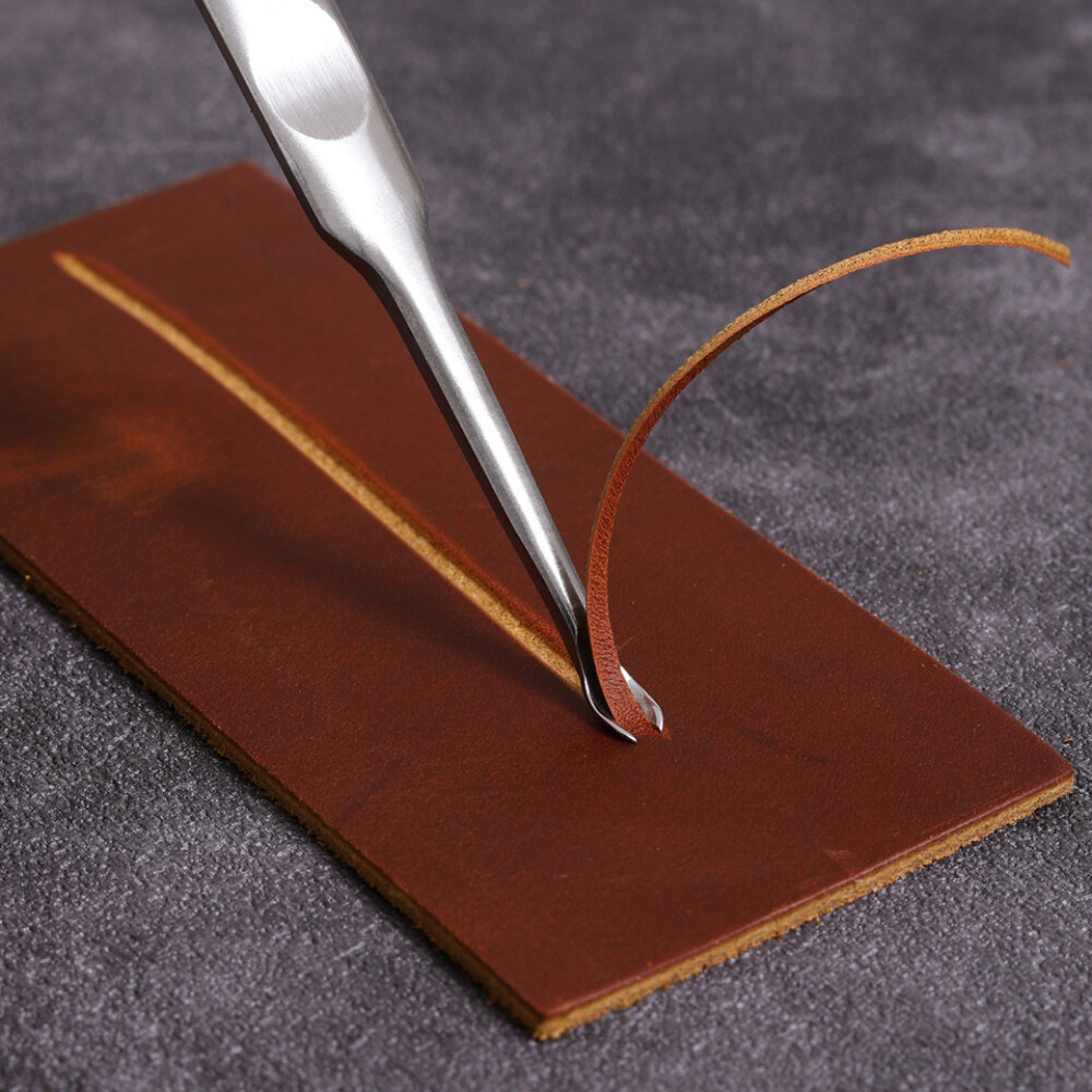 8pcs Leather Edge Skiving DIY Craft Tool Edge Leather Beveler Cutting Tools Set