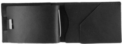 Billfold Wallet Insides w/Pass Case - Black - Hide Crafter #4000-01