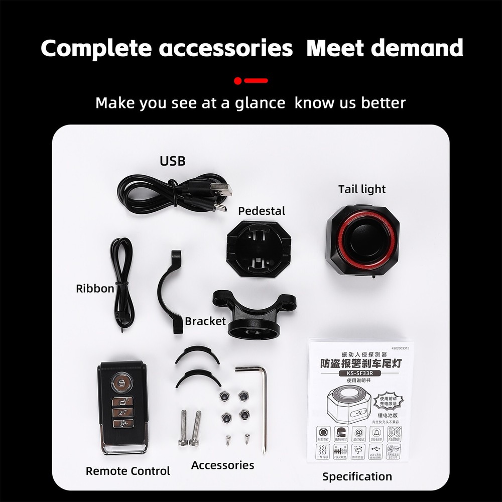 WEST BIKING Bicycle Rear Light back light Waterproof USB Rechargeable LED light