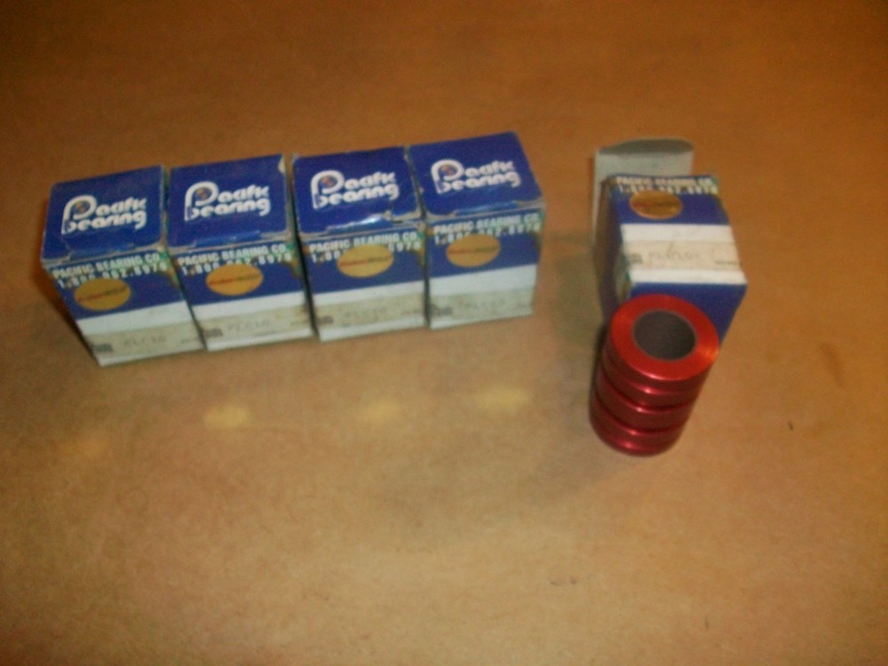 5pc Pacific Bearing FLC10 Linear Plain Bearings 5/8" NEW