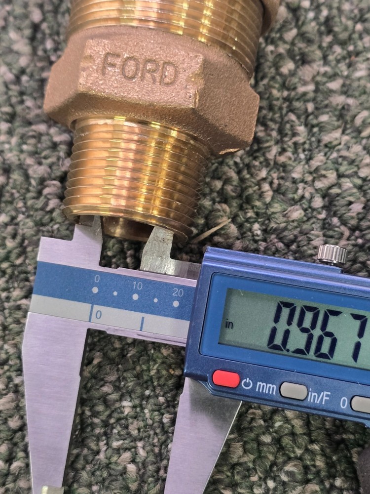 (QTY 1) Ford Brass Meter Box 1PEP NL