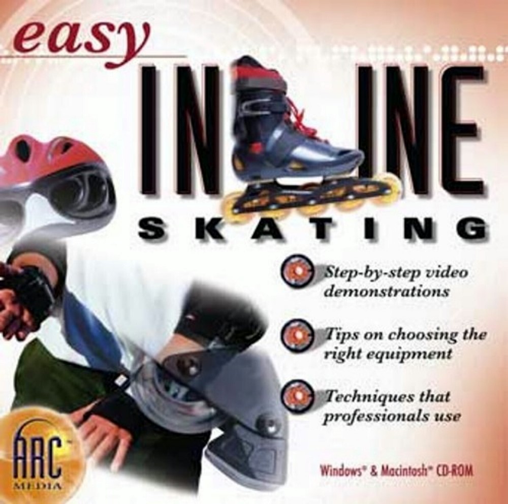 Easy Inline Skating Tips Techniques Video Instruction PC Software Sealed New