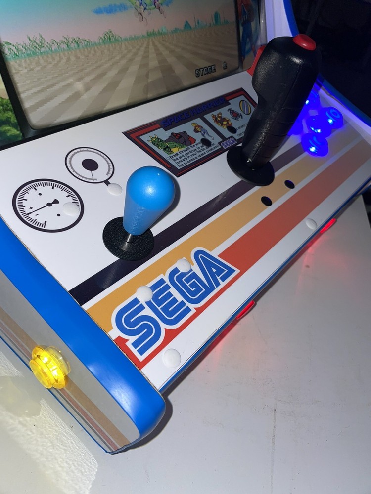 Sega Space Harrier Multicade Tabletop Bartop Arcade Cabinet Raspberry pi 4