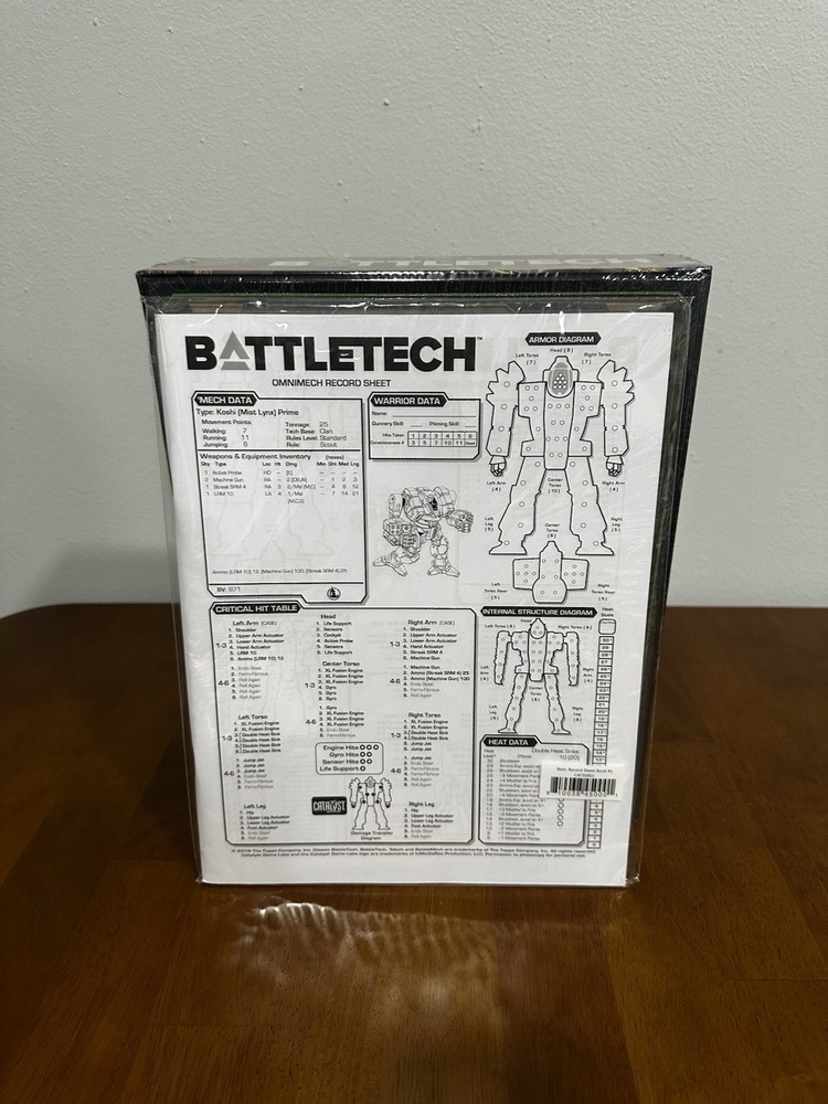 Battletech Clan Invasion Kickstarter Bundle Expansion Record Sheets Pilot Cards