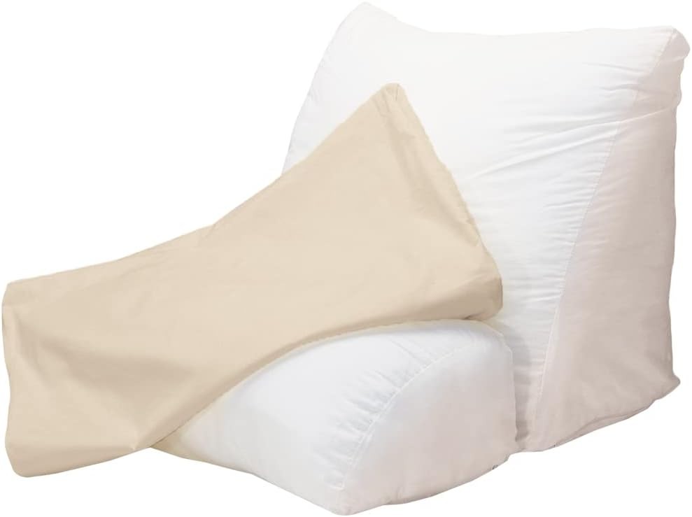 Flip Pillowcase Protector, Beige Standard (20 inch Width)