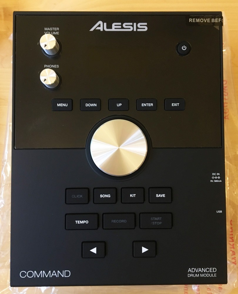 NEW Alesis Command Advanced Drum Module with Cables/Power Adapter-Machine Brain