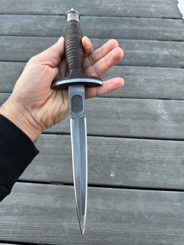 Fairbairn Skyes BRITISH ARMY COMMANDO Double Edge Dagger Knife 2ND PATTERN