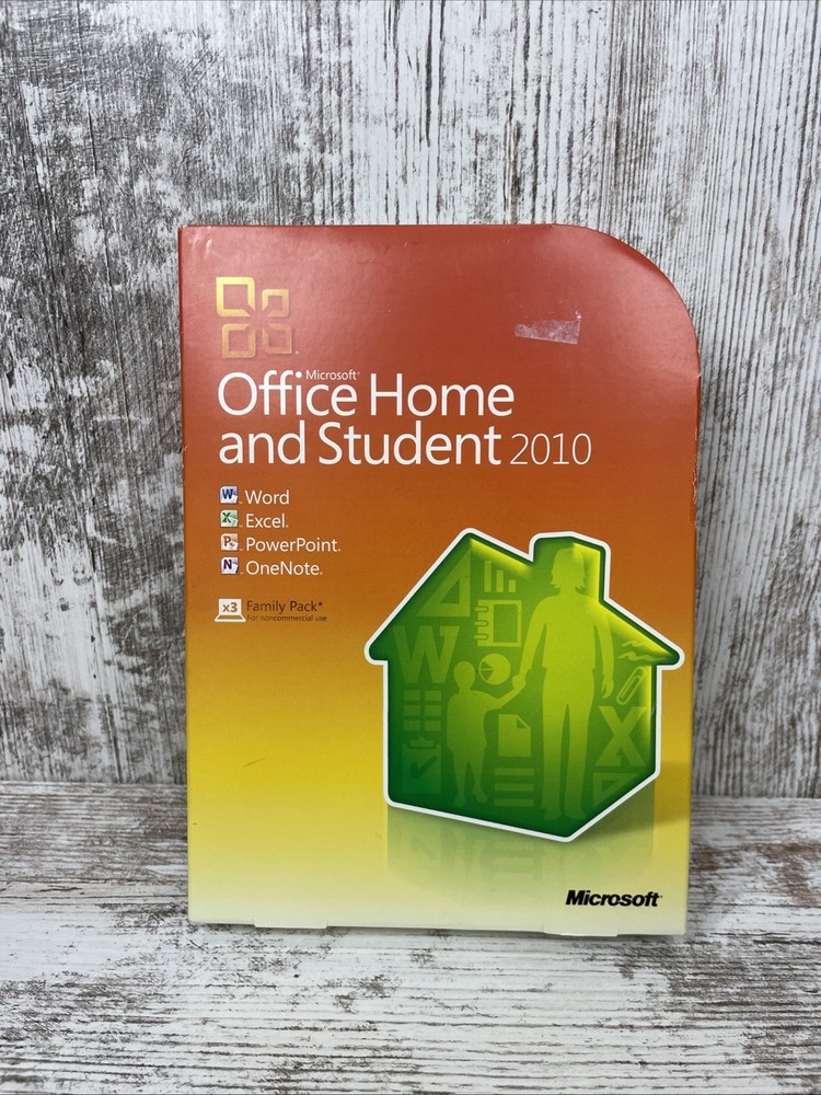 Microsoft Office Home and Student 2010 Software for Windows