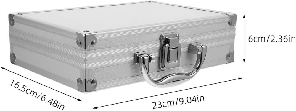 Aluminum Briefcase Multi-Functional Toolbox Carrying Box Handheld Suitcase for G