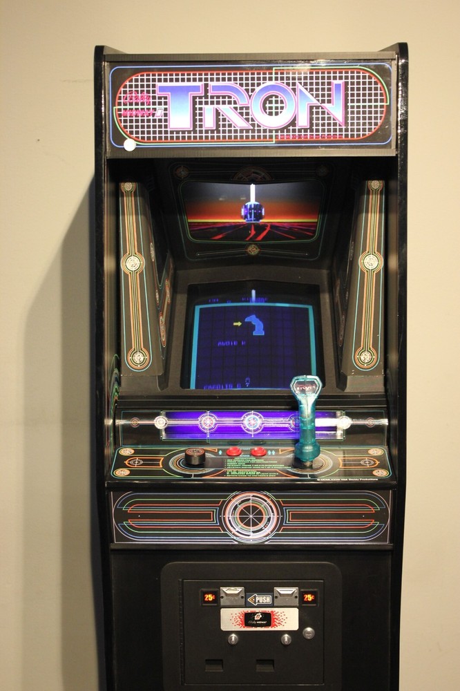 TRON Arcade, HALF SCALE Autographed by Bruce Boxleitner