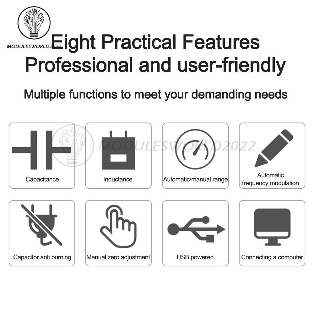 MLC500 Auto Range LCR Capacitance Inductance Meter Digital Capacitance Tester