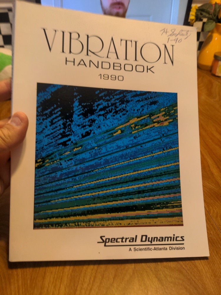 Vibration Handbook 1990 Spectral Dynamics Monitors Transducers Instruments More.