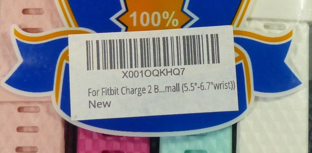 Fitbit  Replacement Wristbands for Fitbit Charge 2 pack of five