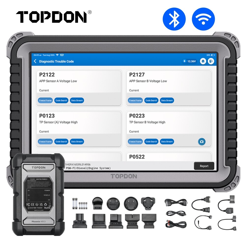 Phoenix Plus 2 10" OBD2 Scanner All System Bidirectional Diagnostic ECU Coding