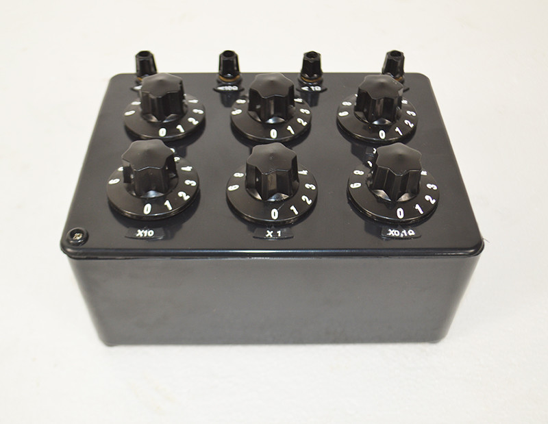 ZX21 Precision Variable Decade Resistor Resistance Box 0.1~99.9999 kΩ Inspect