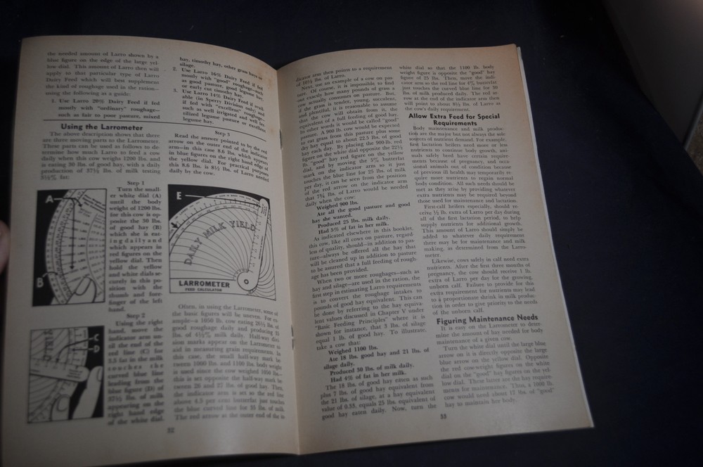 1947 Larro Dairy Guide by General Mills
