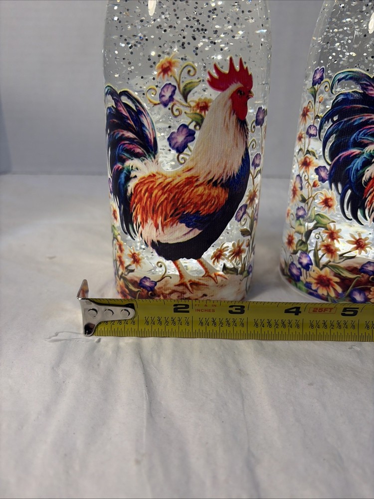 Rooster Glitter Globe Bottle Exclusive Light-lot 2