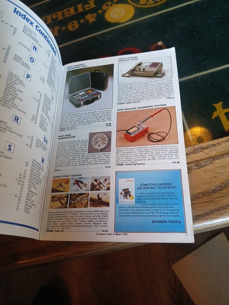 Vintage 1979 Jensen Catalog