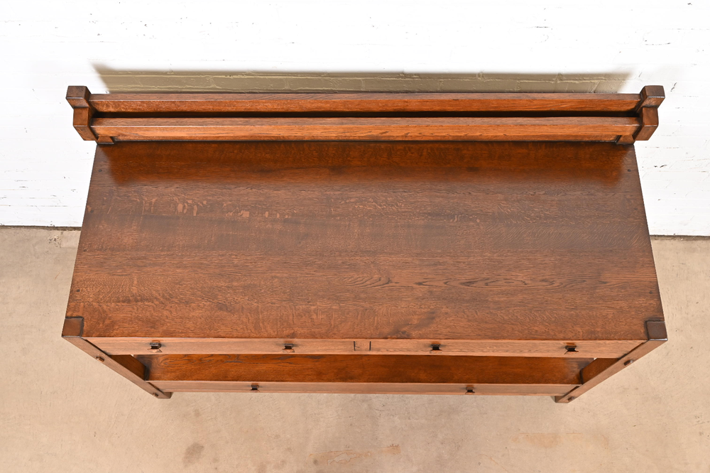 Gustav Stickley Style Mission Oak Arts & Crafts Sideboard or Buffet Server