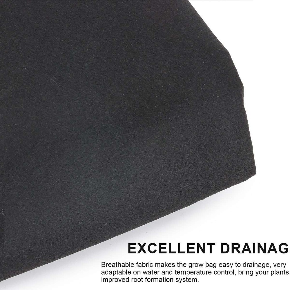 Thickened Fabric Grow Pots Round 100 Gallon/ Rectangular Plant Pots Grow Bags